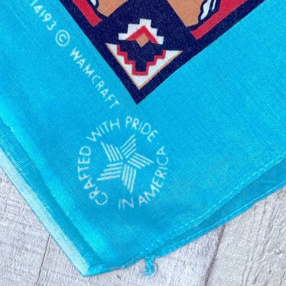 Boho small bandana scarf - Picture 4 of 4